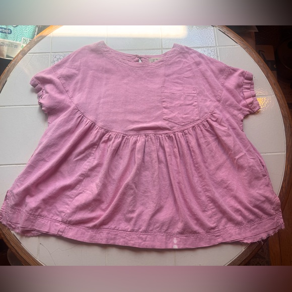 We The Free Pink Babydoll Top size Small - Picture 3 of 7